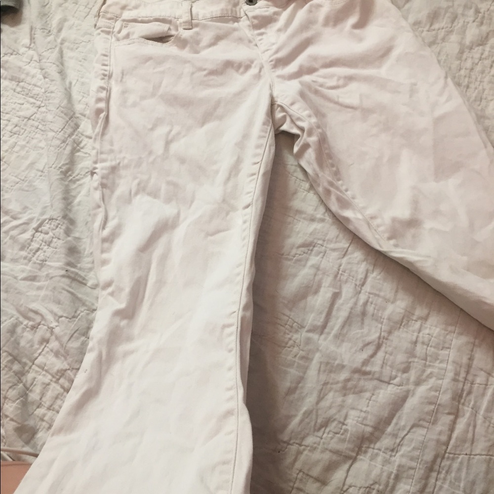Decree white skinny jeans